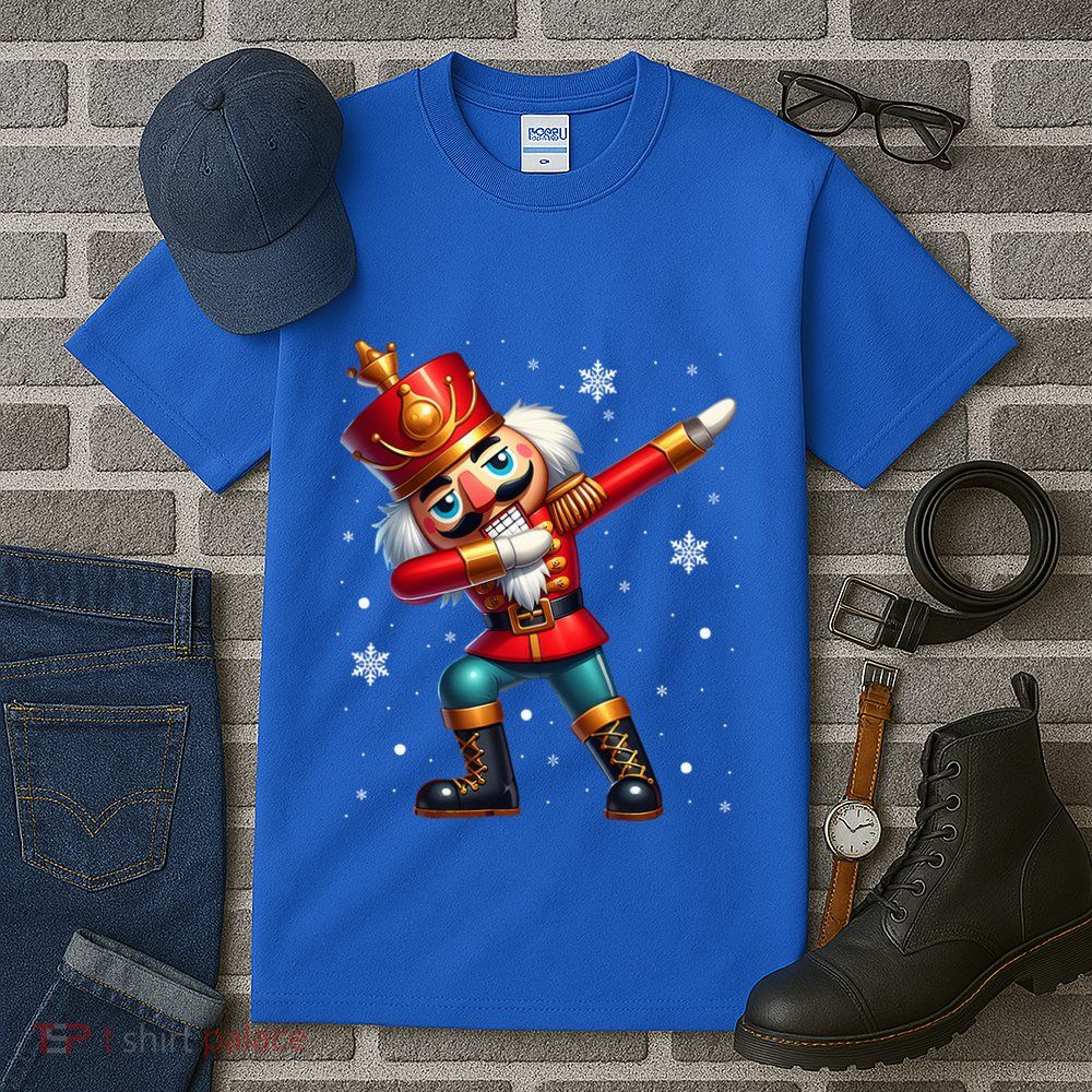 Dabbing Nutcracker Christmas Costume Matching  Tall T-Shirt