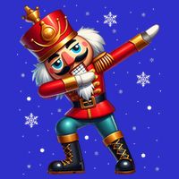 Dabbing Nutcracker Christmas Costume Matching  16 in Basic Backpack