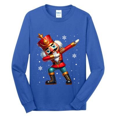 Dabbing Nutcracker Christmas Costume Matching  Tall Long Sleeve T-Shirt