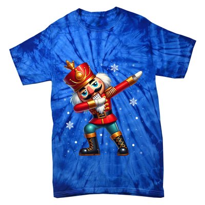 Dabbing Nutcracker Christmas Costume Matching  Tie-Dye T-Shirt