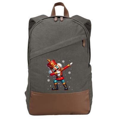 Dabbing Nutcracker Christmas Costume Matching  Cotton Canvas Backpack