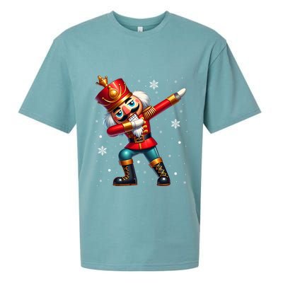 Dabbing Nutcracker Christmas Costume Matching  Sueded Cloud Jersey T-Shirt