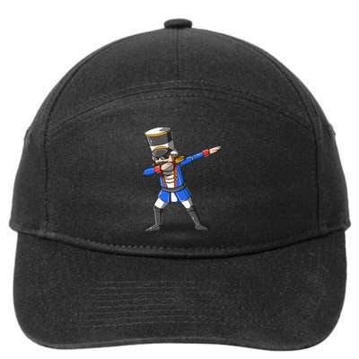 Dabbing Nutcracker Christmas Themed Gift Nutcracker Dancers 7-Panel Snapback Hat