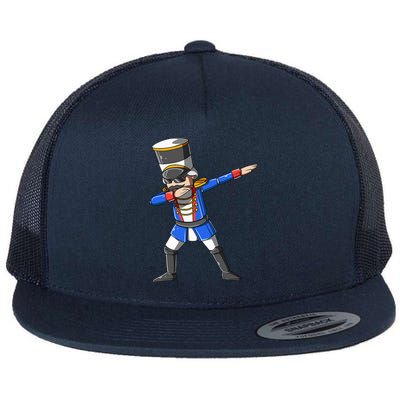 Dabbing Nutcracker Christmas Themed Gift Nutcracker Dancers Flat Bill Trucker Hat