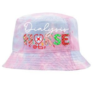 Dialysis Nurse Christmas Nurse Elf Im A Dialysis Nurse Love Cool Gift Tie-Dyed Bucket Hat