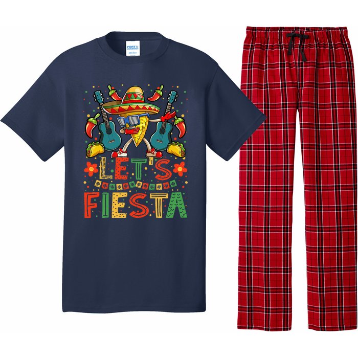 Dabbing Nacho Cinco De Mayo Lets Fiesta Pajama Set