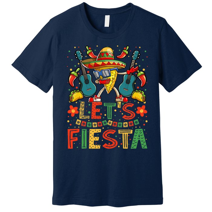 Dabbing Nacho Cinco De Mayo Lets Fiesta Premium T-Shirt