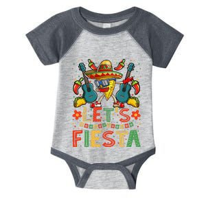 Dabbing Nacho Cinco De Mayo Lets Fiesta Infant Baby Jersey Bodysuit