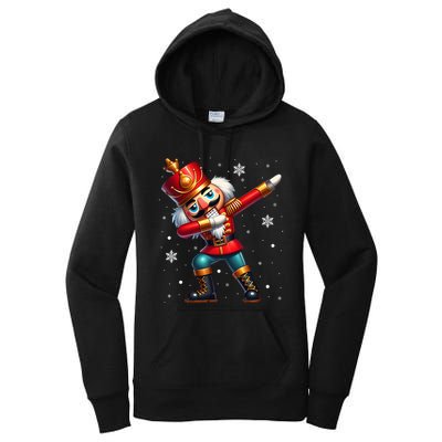Dabbing Nutcracker Christmas Costume Matching Family Pajama Women's Pullover Hoodie