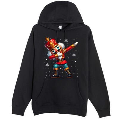 Dabbing Nutcracker Christmas Costume Matching Family Pajama Premium Pullover Hoodie