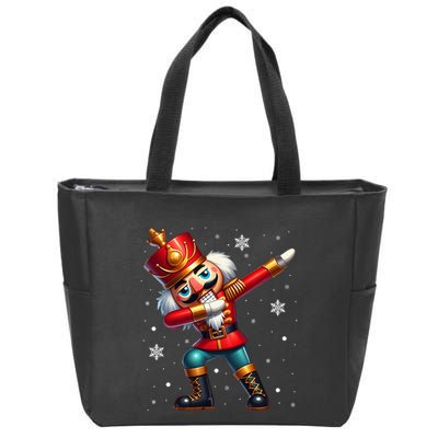 Dabbing Nutcracker Christmas Costume Matching Family Pajama Zip Tote Bag