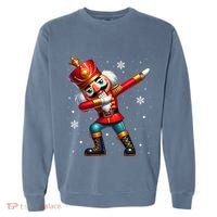 Dabbing Nutcracker Christmas Costume Matching Family Pajama Garment-Dyed Sweatshirt