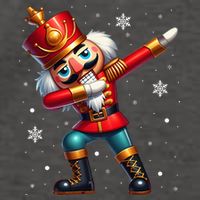 Dabbing Nutcracker Christmas Costume Matching Family Pajama Vector Backpack