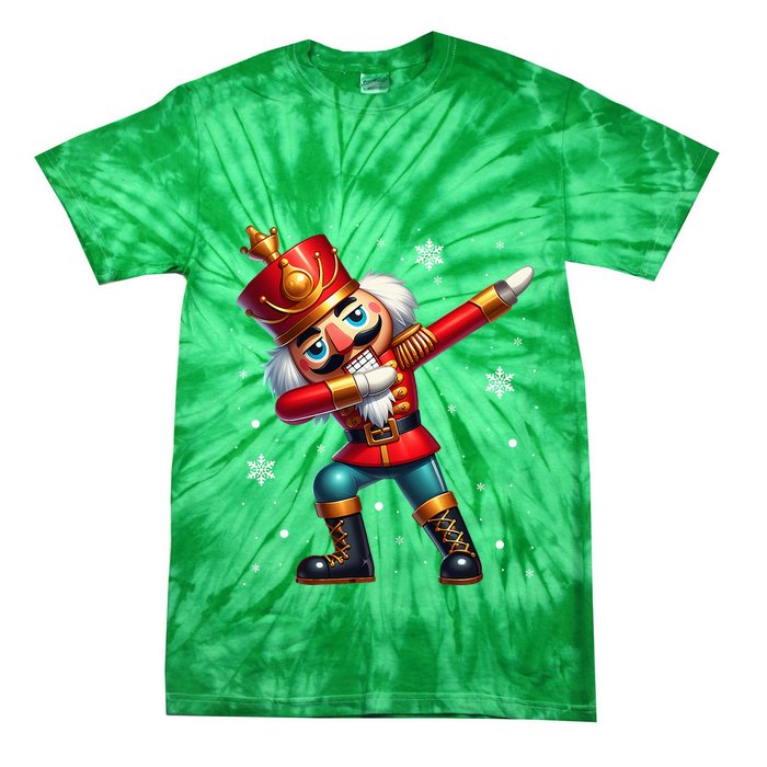 Dabbing Nutcracker Christmas Costume Matching Family Pajama Tie-Dye T-Shirt