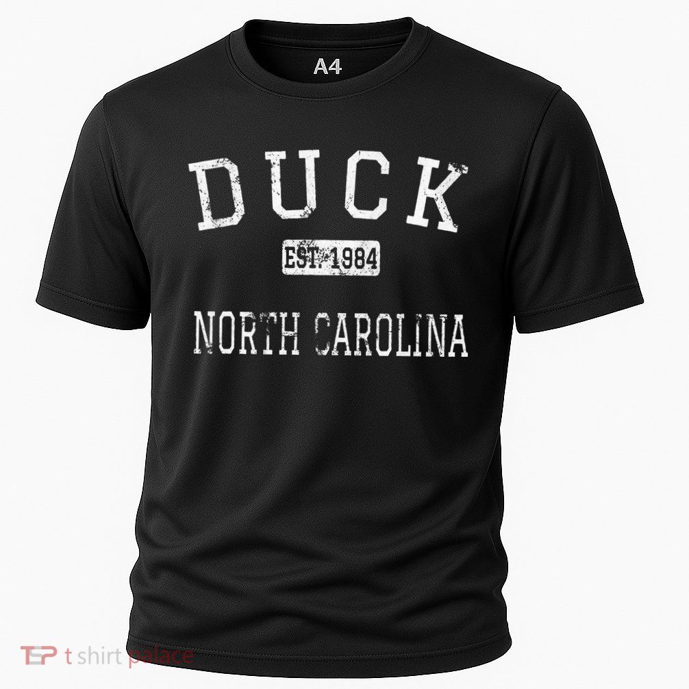 Duck North Carolina NC Vintage Performance Shirt