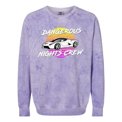 Dangerous Nights Crew Colorblast Crewneck Sweatshirt