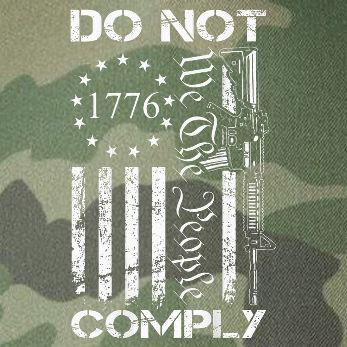Do Not Comply Ar15 Usa Flag Pro Gun 2nd Amendment Legacy Tie Dye Trucker Hat