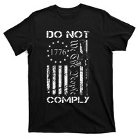 Do Not Comply Ar15 Usa Flag Pro Gun 2nd Amendment T-Shirt