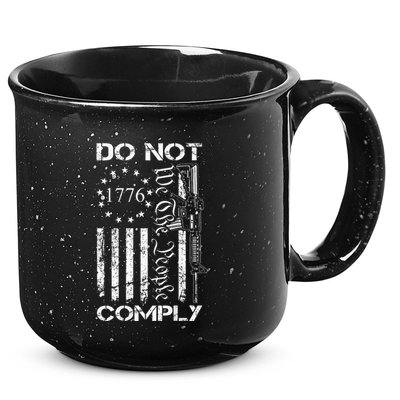 Do Not Comply Ar15 Usa Flag Pro Gun 2nd Amendment 15oz Campfire Ceramic Mug