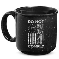 Do Not Comply Ar15 Usa Flag Pro Gun 2nd Amendment 15oz Campfire Ceramic Mug