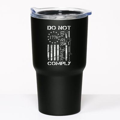 Do Not Comply Ar15 Usa Flag Pro Gun 2nd Amendment Tumbler