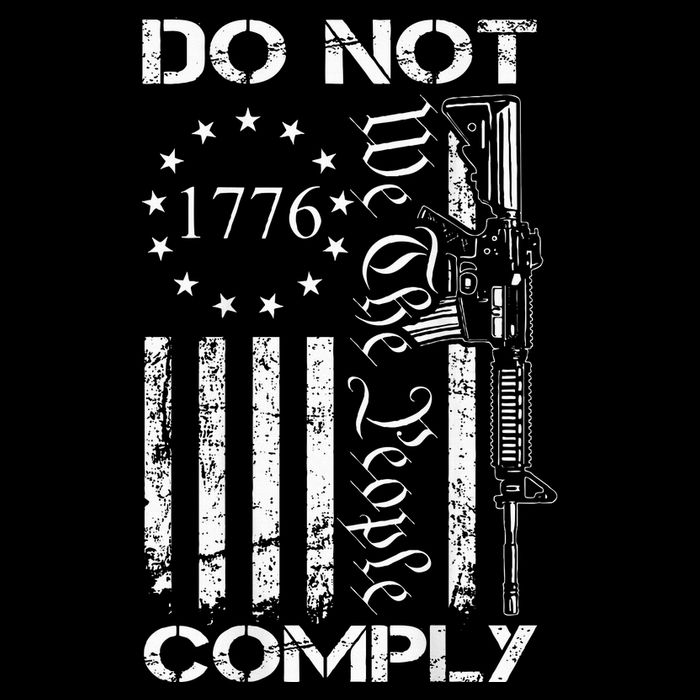 Do Not Comply Ar15 Usa Flag Pro Gun 2nd Amendment Youth Performance Sprint T-Shirt