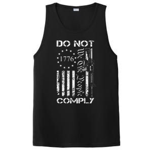 Do Not Comply Ar15 Usa Flag Pro Gun 2nd Amendment PosiCharge Competitor Tank