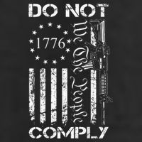 Do Not Comply Ar15 Usa Flag Pro Gun 2nd Amendment Golf Towel