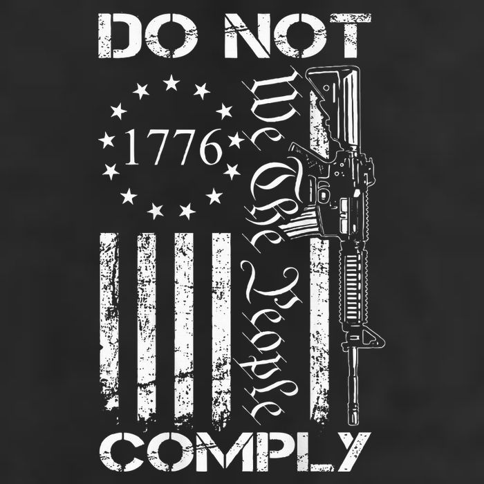 Do Not Comply Ar15 Usa Flag Pro Gun 2nd Amendment Golf Towel