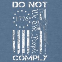 Do Not Comply Ar15 Usa Flag Pro Gun 2nd Amendment Garment-Dyed Sweatshirt