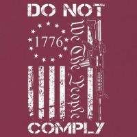 Do Not Comply Ar15 Usa Flag Pro Gun 2nd Amendment 16oz Travel Tumbler