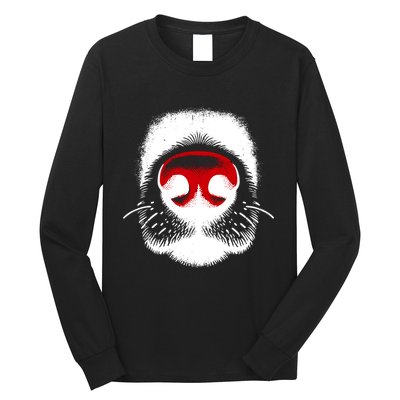 Dog Nose Close Up Long Sleeve Shirt