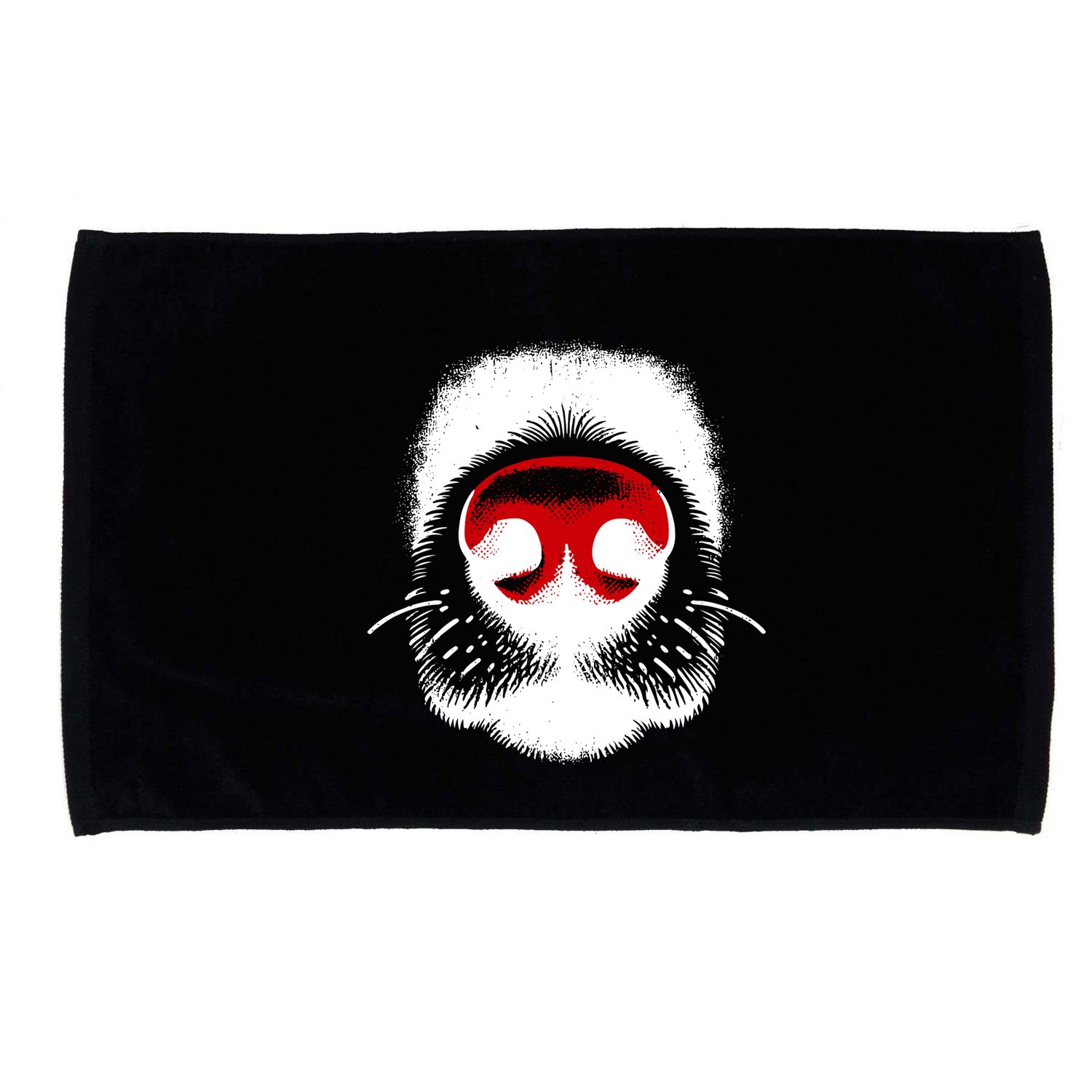 Dog Nose Close Up Microfiber Hand Towel