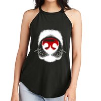 Dog Nose Close Up Women's Perfect Tri Rocker Tank