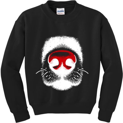 Dog Nose Close Up Kids Sweatshirt