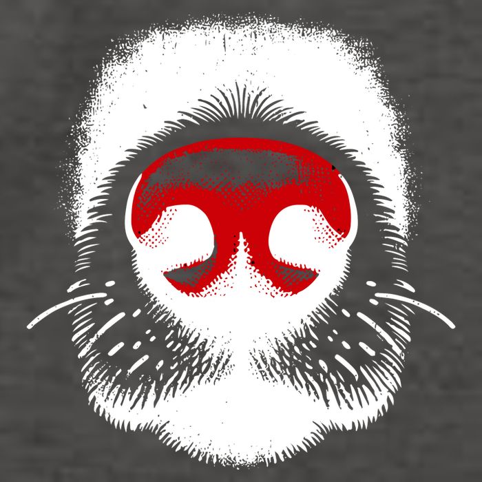 Dog Nose Close Up Vector Backpack