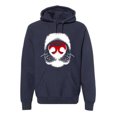 Dog Nose Close Up Premium Hoodie