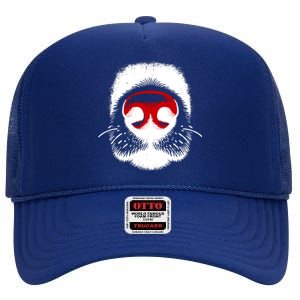 Dog Nose Close Up High Crown Mesh Back Trucker Hat