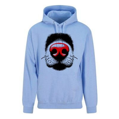 Dog Nose Close Up Unisex Surf Hoodie