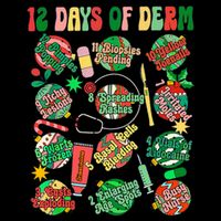 Dermatology Nurse Christmas 12 Days Of Derm Impact Tech Backpack