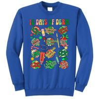 Dermatology Nurse Christmas 12 Days Of Derm Sweatshirt