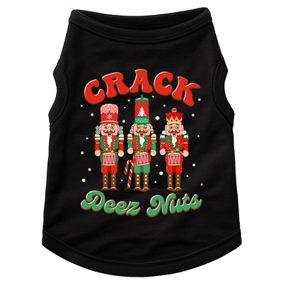 Deez Nuts Christmas Xmas Crack Nutcracker Nut Cracker Doggie Tank