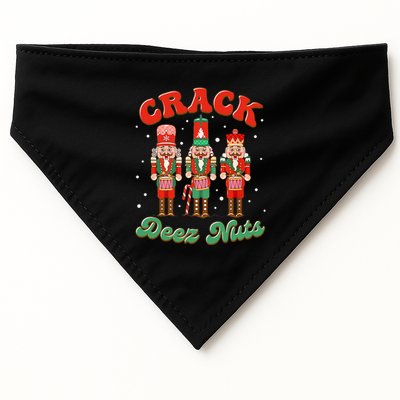 Deez Nuts Christmas Xmas Crack Nutcracker Nut Cracker USA-Made Doggie Bandana