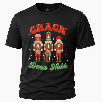 Deez Nuts Christmas Xmas Crack Nutcracker Nut Cracker Performance Shirt