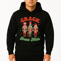 Deez Nuts Christmas Xmas Crack Nutcracker Nut Cracker Hoodie