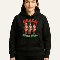 Deez Nuts Christmas Xmas Crack Nutcracker Nut Cracker Hoodie