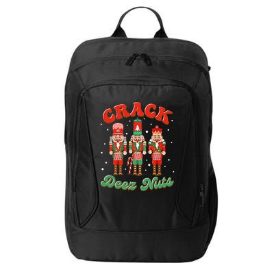 Deez Nuts Christmas Xmas Crack Nutcracker Nut Cracker City Backpack