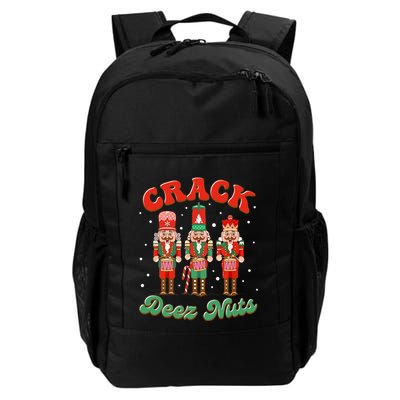 Deez Nuts Christmas Xmas Crack Nutcracker Nut Cracker Backpack