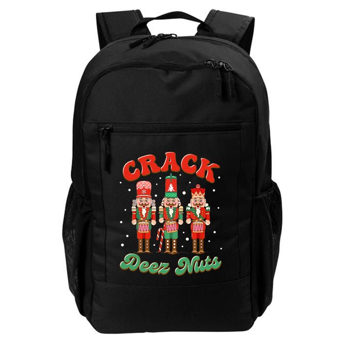 Deez Nuts Christmas Xmas Crack Nutcracker Nut Cracker Backpack