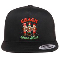 Deez Nuts Christmas Xmas Crack Nutcracker Nut Cracker Flatbill Hat